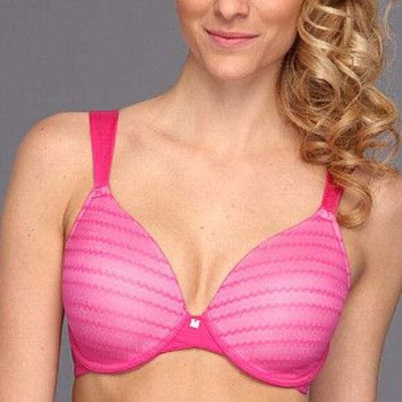 Natori Other - Natori Conceal Contour T Shirt Bra Hot Pink Comfort Straps